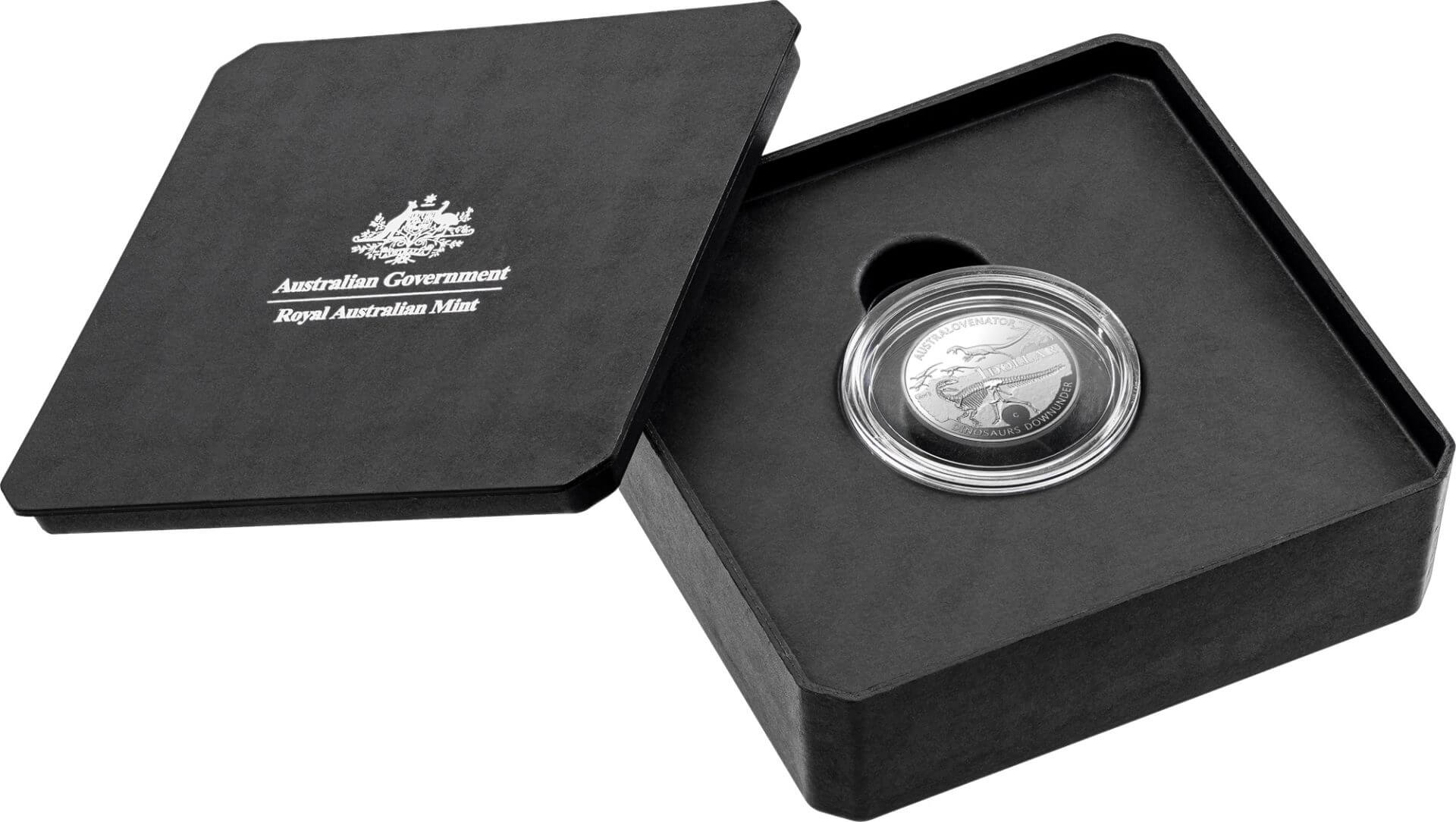2022 $1 Australian Dinosaurs Down Under 'C' Mintmark Silver Proof Coin