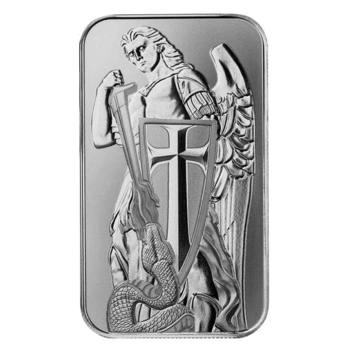 archangel michael 1oz 999 silver minted bullion bar