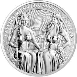2021 The Allegories – Austria & Germania 10oz .9999 Silver Coin