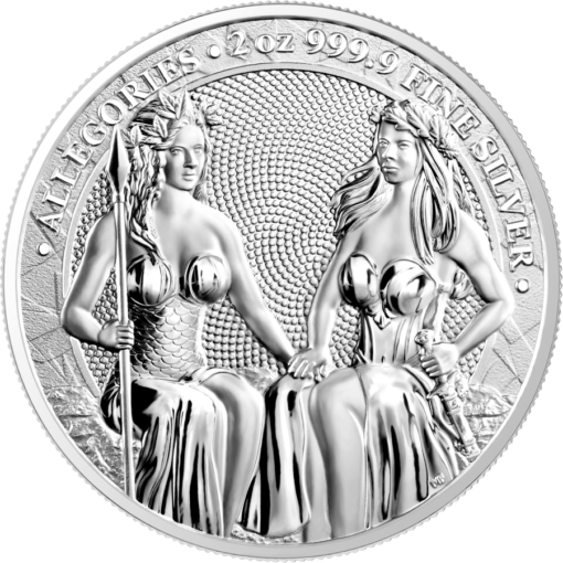 2021 the allegories austria germania 2oz 9999 silver coin