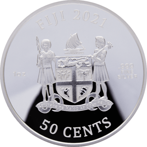 2021 street fighter ii 30th anniversary chun li 1oz 999 silver coloured bullion coin