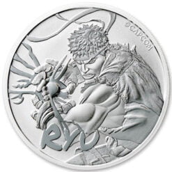 2022 Street Fighter - Ryu 1oz .9999 Silver Bullion Coin