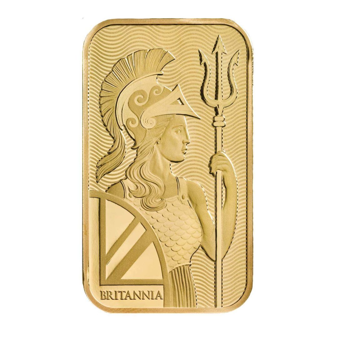 Britannia 1oz .9999 Gold Minted Bullion Bar