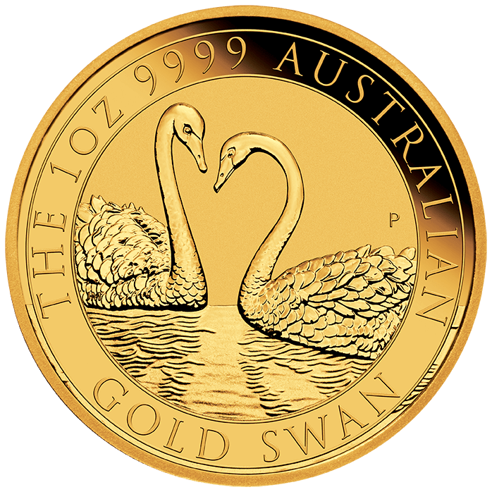 2022 Australian Swan 1oz .9999 Gold Bullion Coin