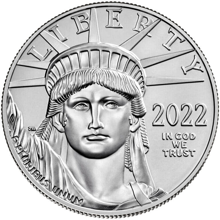 2022 American Platinum Eagle 1oz .9995 Platinum Bullion Coin