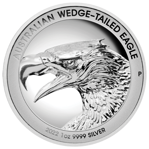 2022 australian wedge tailed eagle 1oz 9999 silver proof ultra high relief coin
