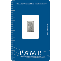 PAMP Lady Fortuna 1g .9995 Platinum Minted Bullion Bar