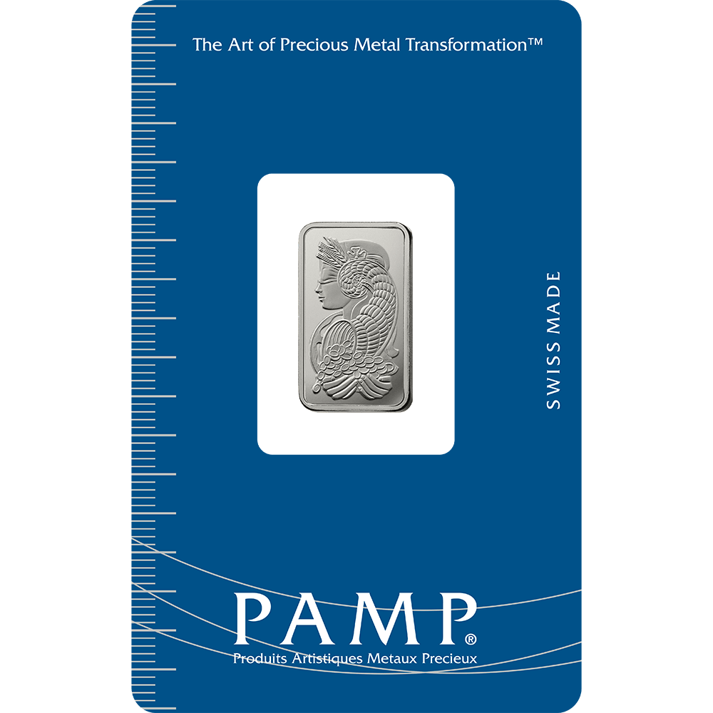 PAMP Suisse Lady Fortuna 5g .9995 Platinum Minted Bullion Bar