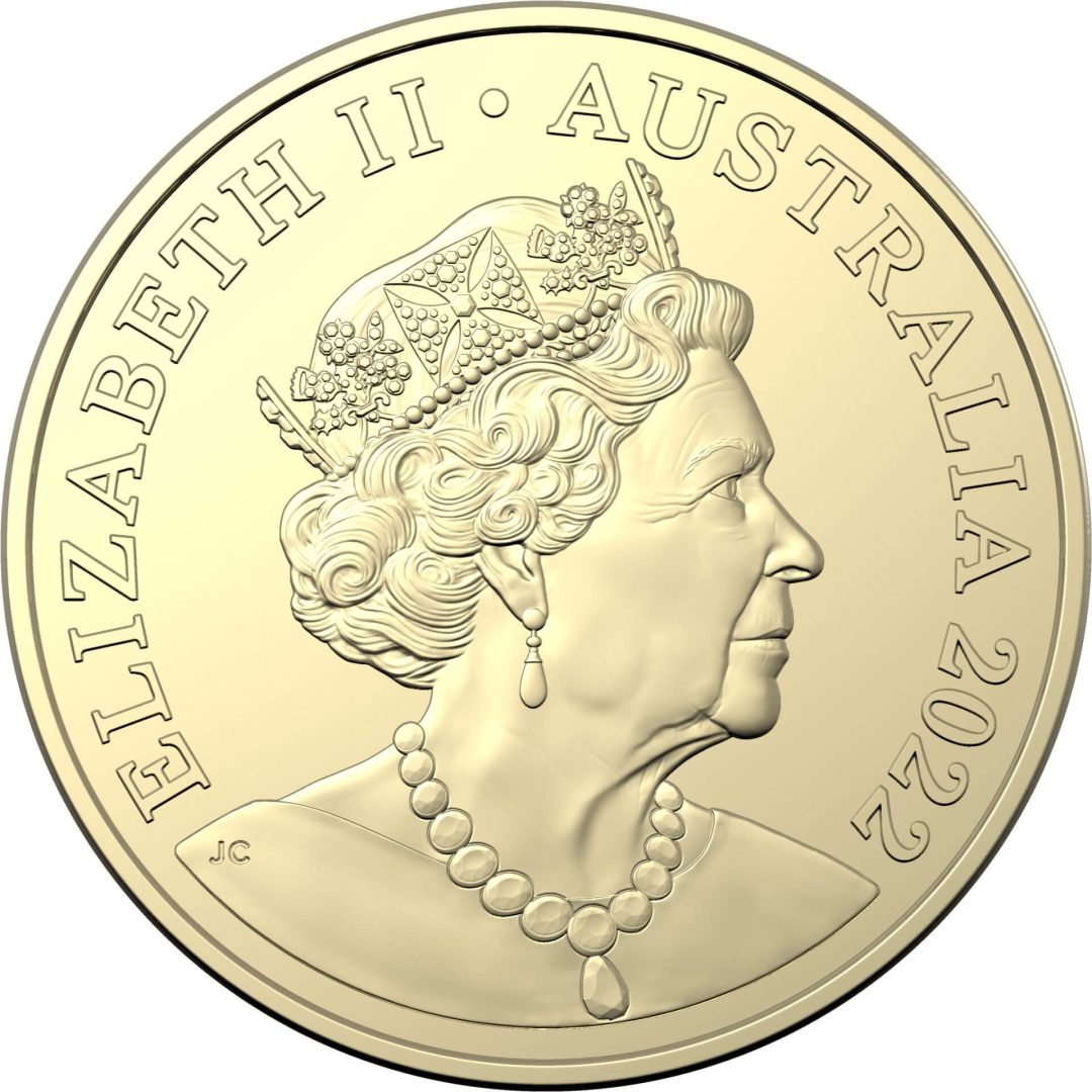 2022 $2 Australian Honey Bee Coloured Coin with C Mintmark in Card
