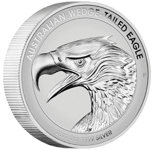 2022 australian wedge tailed eagle 2oz 9999 silver enhanced reverse proof high relief piedfort coin