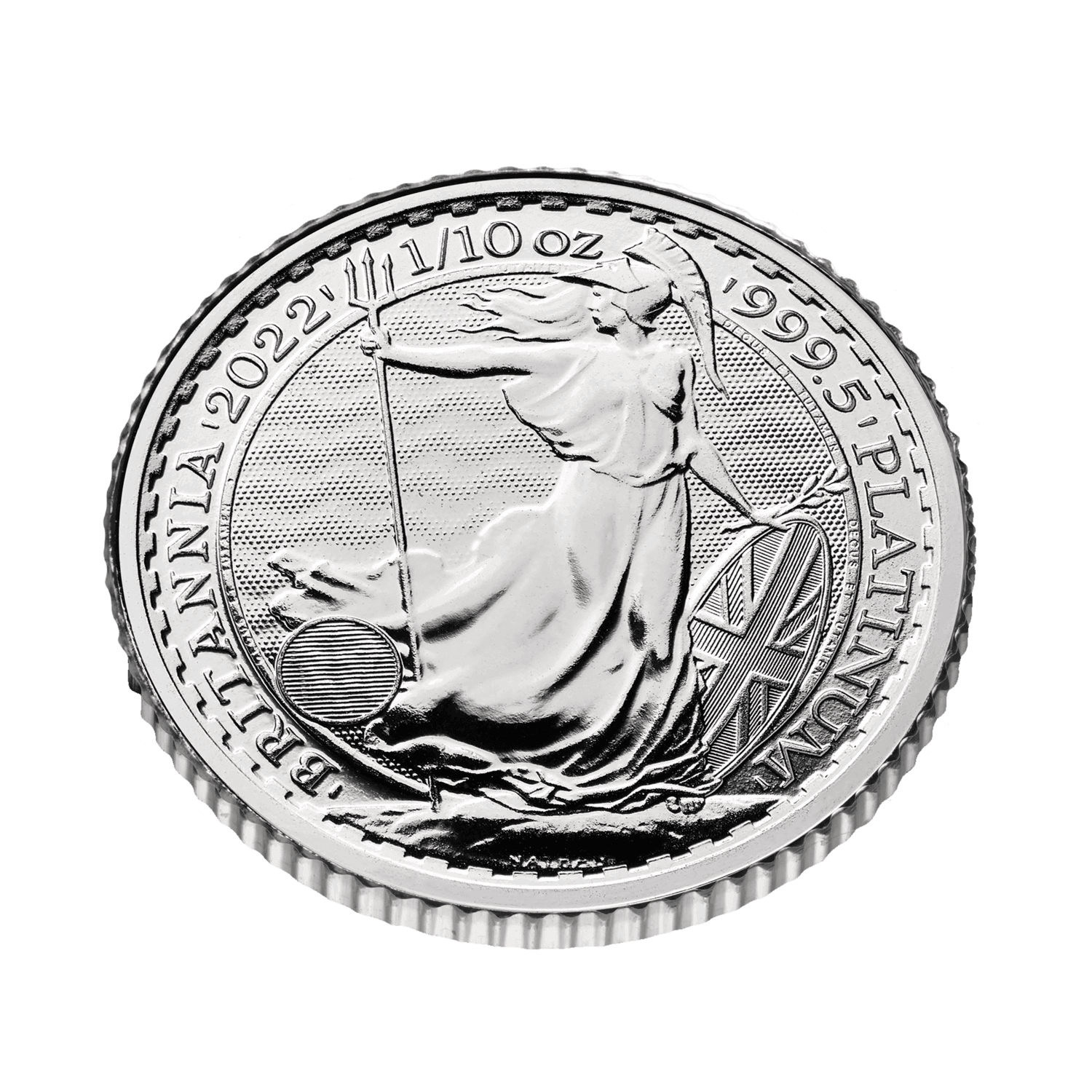2022 Britannia 1/10oz .9995 Platinum Bullion Coin