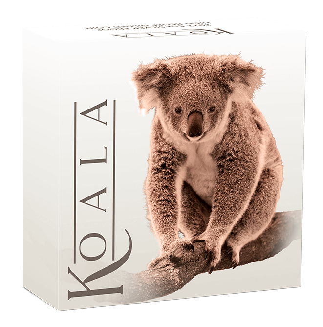 2022 Australian Koala 5oz .9999 Silver Proof High Relief Gilded Coin 1