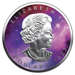 2022 Maple Leaf - Glowing Galaxy IV 1oz .999 Silver Coin