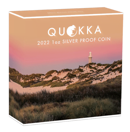 2022 australian quokka 1oz 9999 silver proof coloured coin