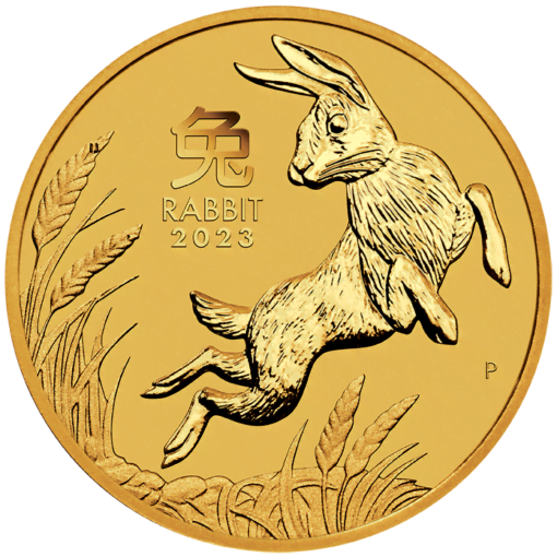 2023 year of the rabbit 12oz 9999 gold bullion coin lunar series iii
