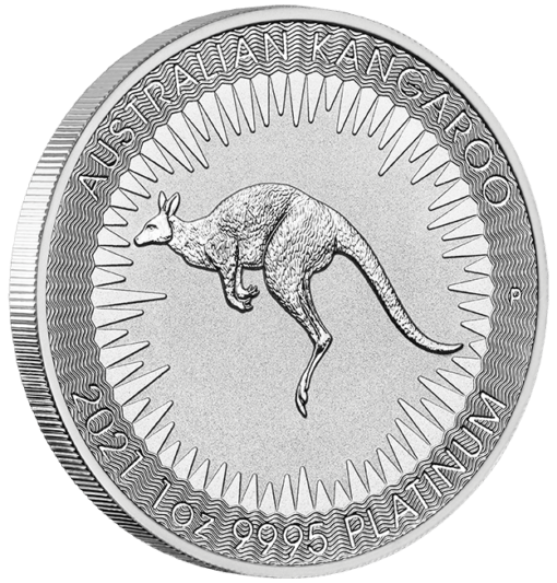 2021 australian kangaroo 1oz 9995 platinum bullion coin