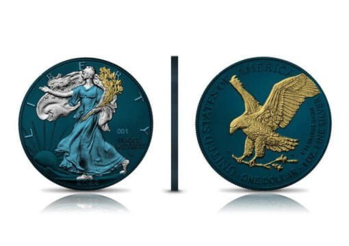 2022 space metals iii american silver eagle 1oz 9999 coloured silver coin