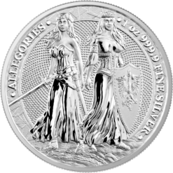 2022 The Allegories – Polonia & Germania 1oz .9999 Silver Bullion Coin