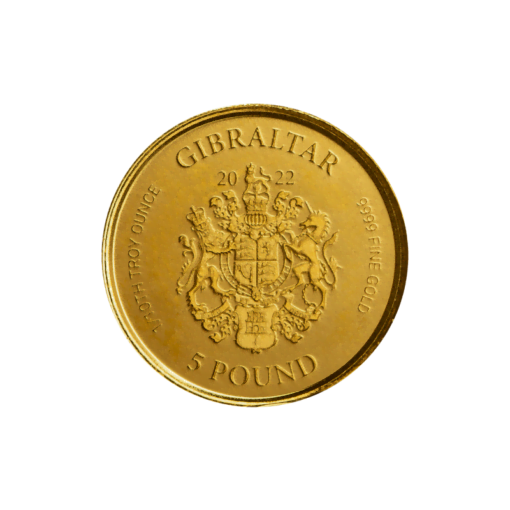 2022 gibraltar lady justice 110oz 9999 gold bullion coin