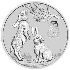 2023 Year of the Rabbit 1/2oz .9999 Silver Bullion Coin – Lunar Series III