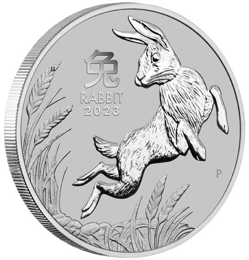 2023 year of the rabbit 1oz 9995 platinum bullion coin lunar series iii