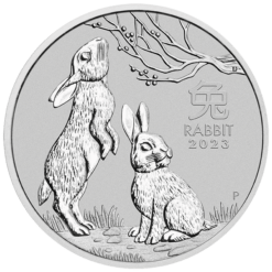 2023 Year of the Rabbit 10kg .9999 Silver Bullion Coin – 10 Kilos
