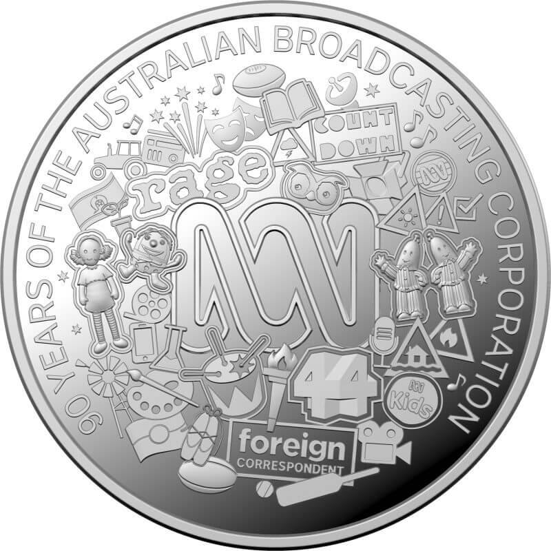 2022 $1 90th Anniversary of the ABC 1/2oz .999 Silver Proof Coin