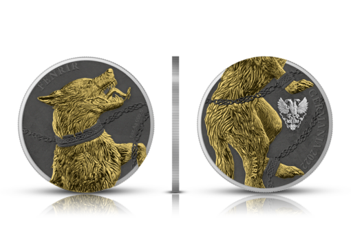 2022 germania beasts fenrir geminus 1oz 9999 silver 2 coin set