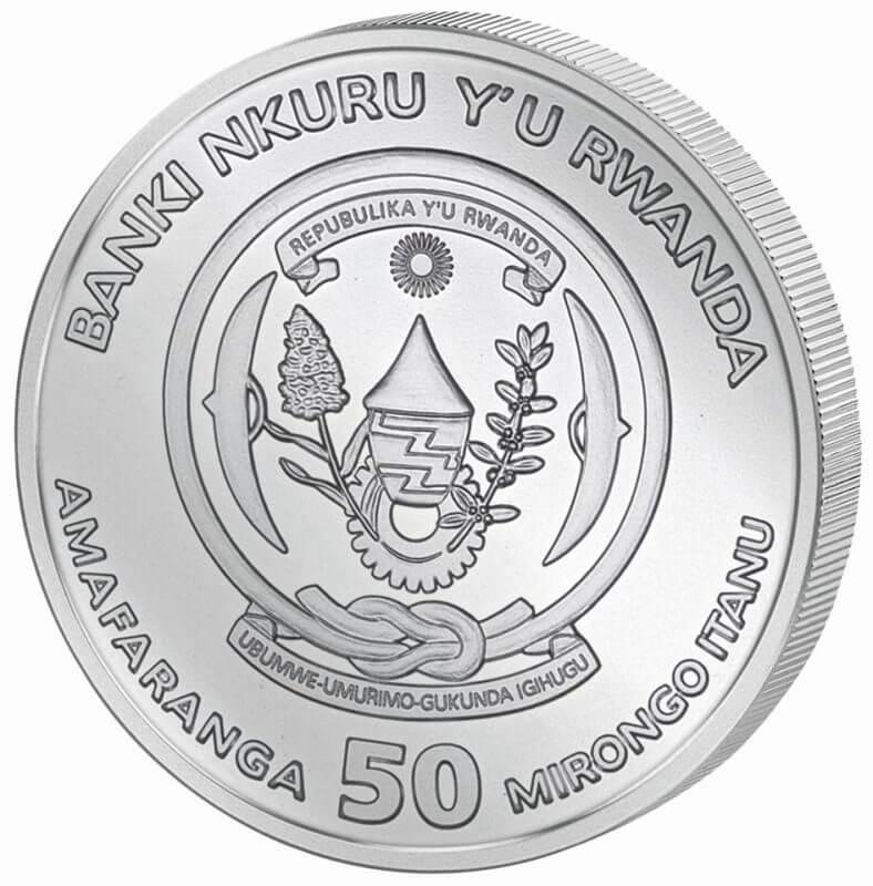 2023 Rwanda Lunar Ounce - Year of the Rabbit 1oz .999 Silver Bullion Coin