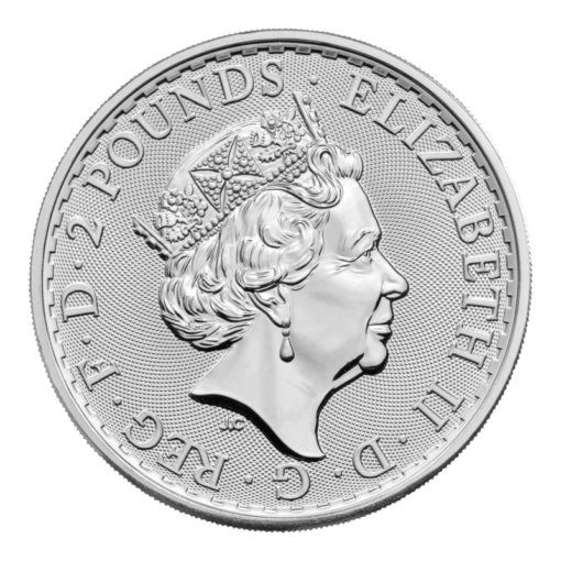 2023 britannia 1oz 999 silver bullion coin with queens effigy