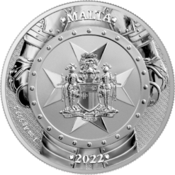 2022 Malta Knights of the Past 1oz .9999 Silver Coin