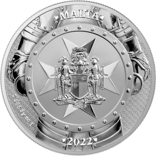 2022 malta knights of the past 1oz 9999 silver coin