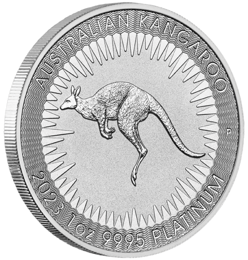 2023 australian kangaroo 1oz 9995 platinum bullion coin