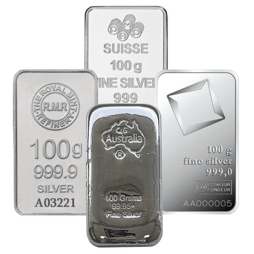 100g silver bullion secondary market