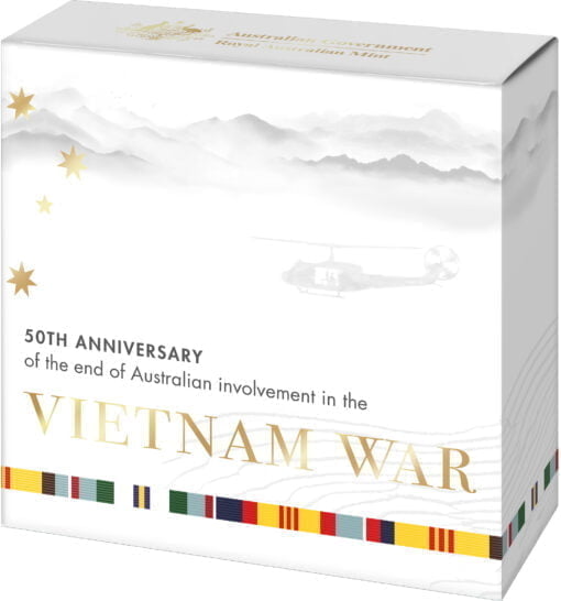 2023 $2 vietnam war 50th anniversary of the end of australias involvement c mintmark silver proof coin