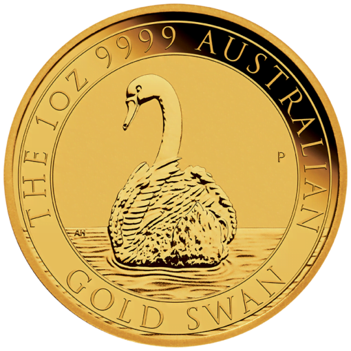 2023 australian swan 1oz 9999 gold bullion coin