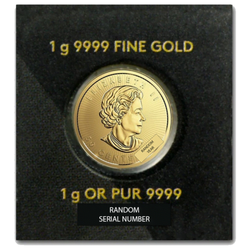 maple gram 1g gold bullion coin random year