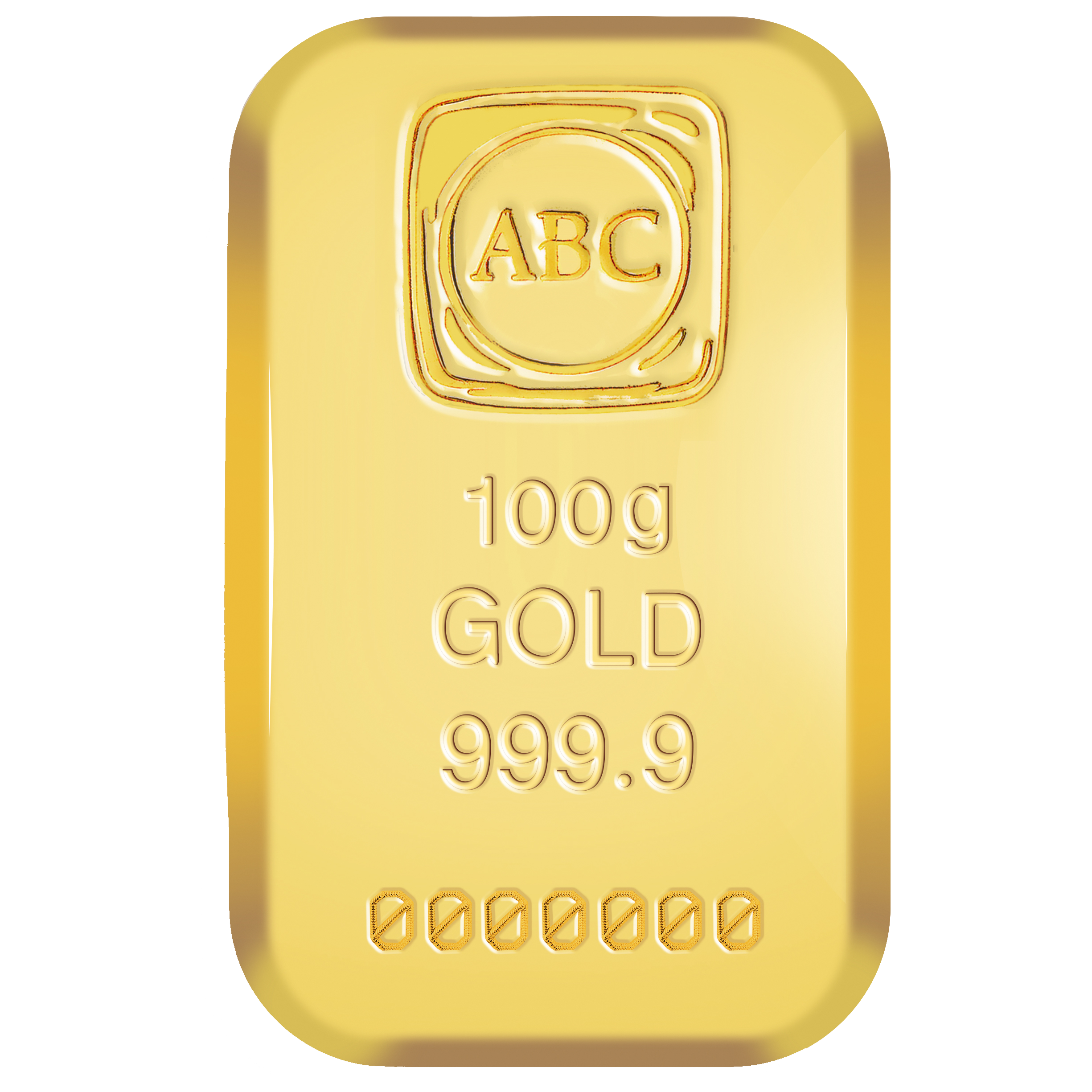 ABC 100g Gold Cast Bar
